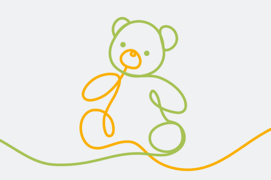 Das Bild zeigt einen Teddybär. Das Bild zeigt einen Teddybär.