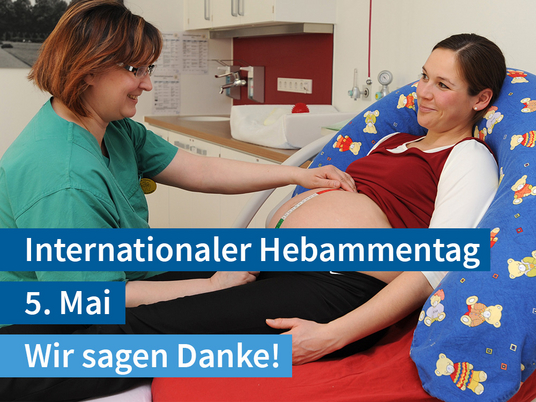Immanuel Albertinen Diakonie - Nachrichten - Internationaler Hebammentag - Wir sagen Danke - Immanuel Klinik Rüdersdorf - Immanuel Klinikum Bernau - Geburtshilfe